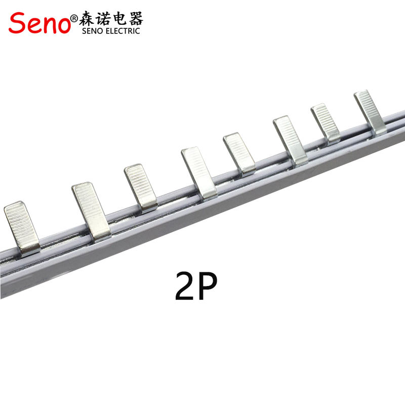 电气汇流排国标紫铜 空开连接排 梳妆母排2P 100A接线铜排 短接排