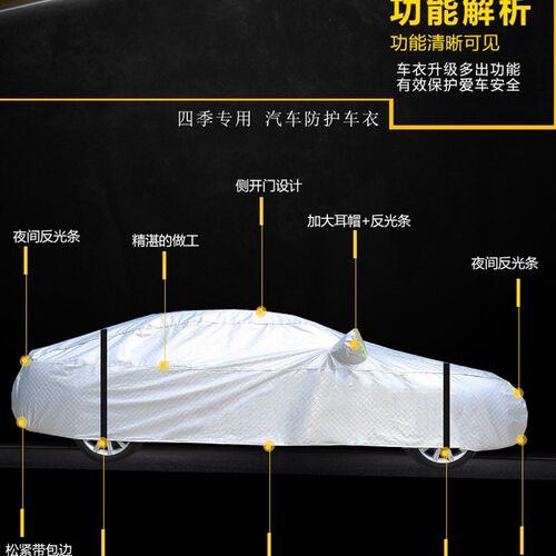2023年新款荣威i5车衣车罩i6MAX专用防晒防雨隔热加厚冬季汽车套