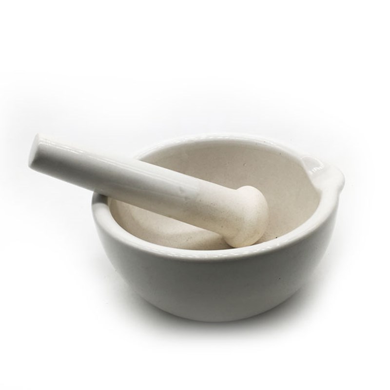 瓷质捣药罐研药碗药臼杵研钵乳钵陶瓷研钵研磨棒【包邮】