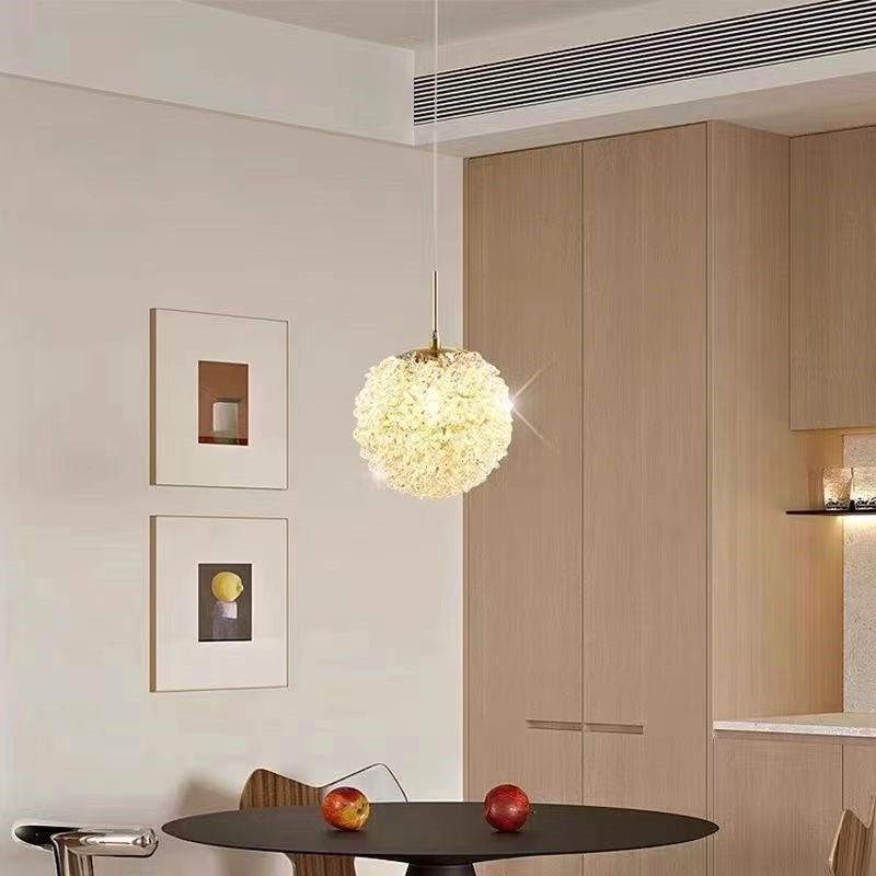 床头小吊灯温馨浪漫水晶灯吧台酒吧卧室灯高级感创意轻奢长线吊灯