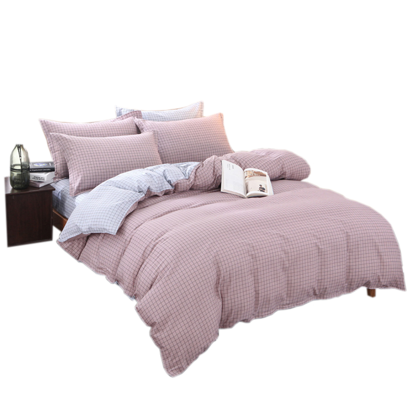 全棉四件套斜纹纯棉被套220x240被罩200x230cm2.2x2.4米1.8x2.2m