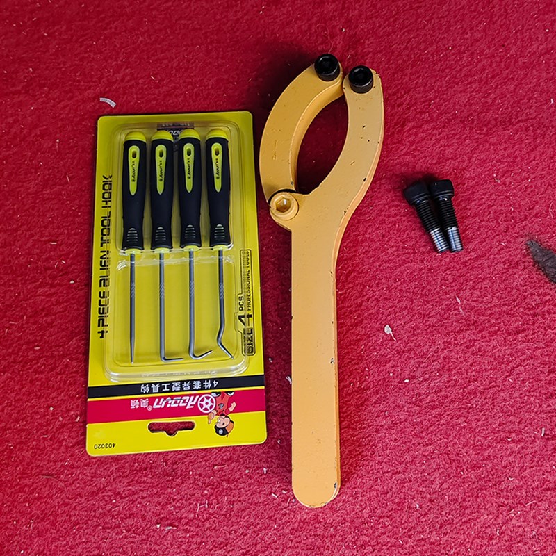 拆卸液压油缸二抓专用油缸缸筒活塞扳手挖掘机维修换油封扳手工具