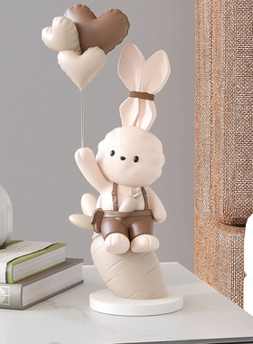 兔子摆件客厅家居饰品酒柜玄关新婚结婚礼物送新人闺蜜女生日礼物