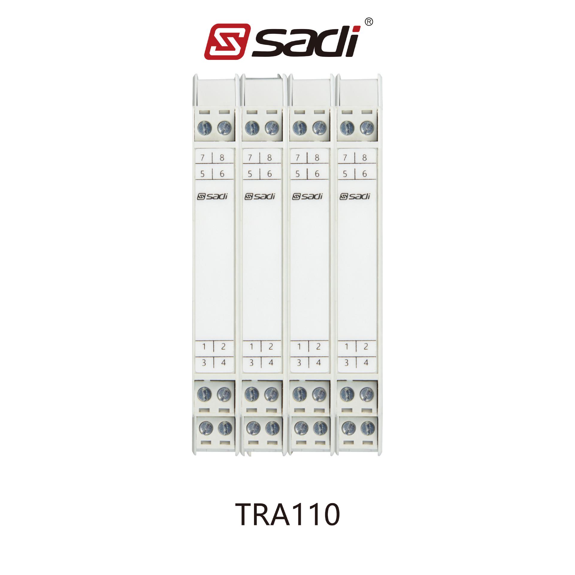 TRA110导轨安装式智能温度变送器/热电阻输入/拨码开关设置量程