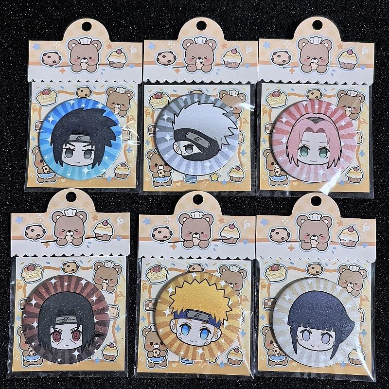 （画师授权）原创火影忍章者同人吧唧春野樱鸣人旗木卡卡西 徽谷