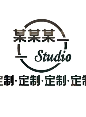 吧台背景墙logo定制作美容院3d立体墙纸贴画自粘美甲奶茶店广告