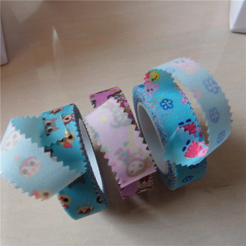 彩色卡通蚕丝丝绸古筝琵琶胶布透气防过敏专业演奏胶布5米/卷包邮