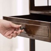 楠竹客厅沙发旁边柜储物柜边几小茶几茶水架置物架茶叶架柜边桌子