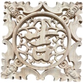 东阳木雕中式 木制实木贴花明清仿古门神祥云吉祥神像人物古典浮雕