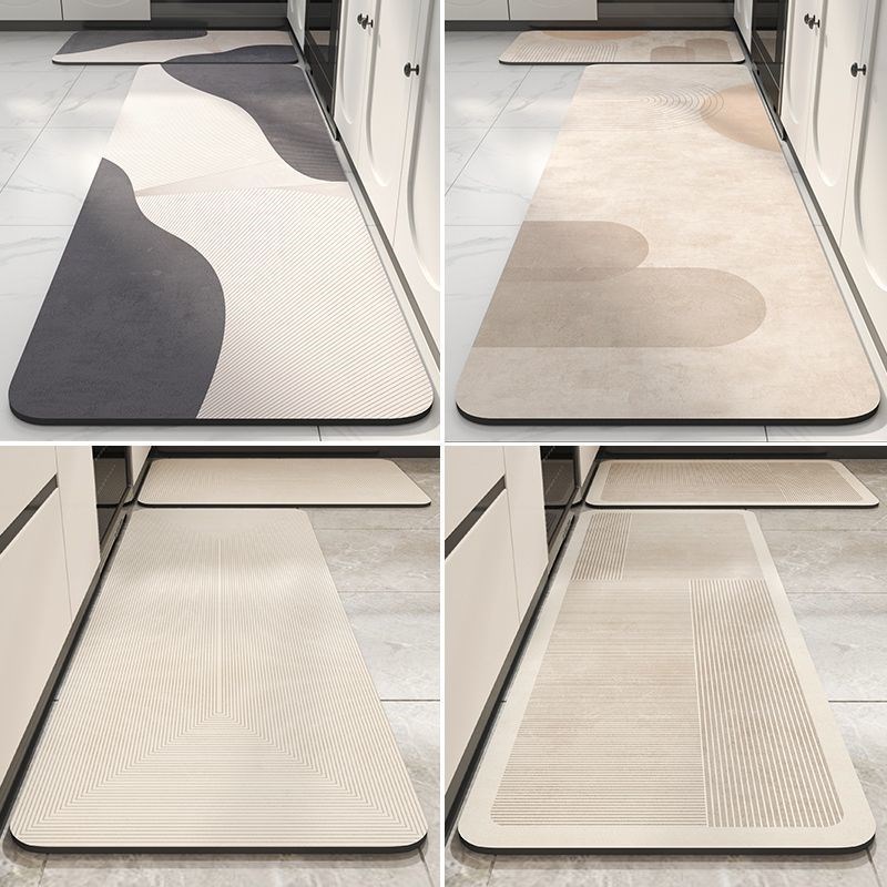 厨房防水防油地垫吸水吸油防滑免洗脚垫硅藻泥耐脏垫子可裁剪耐磨