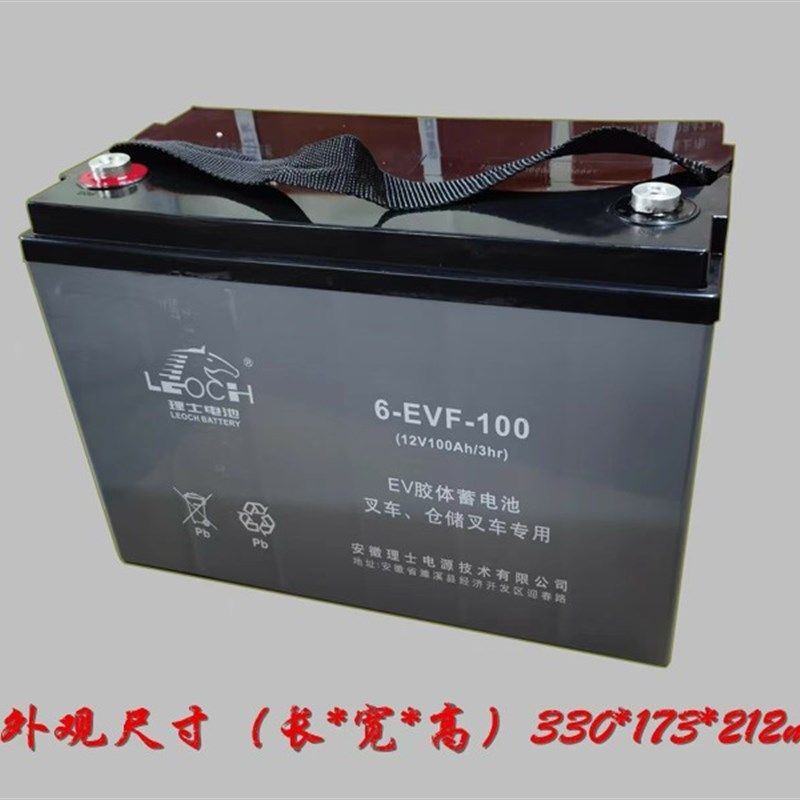 理士叉车电池6-EVF-100免维护动力电池