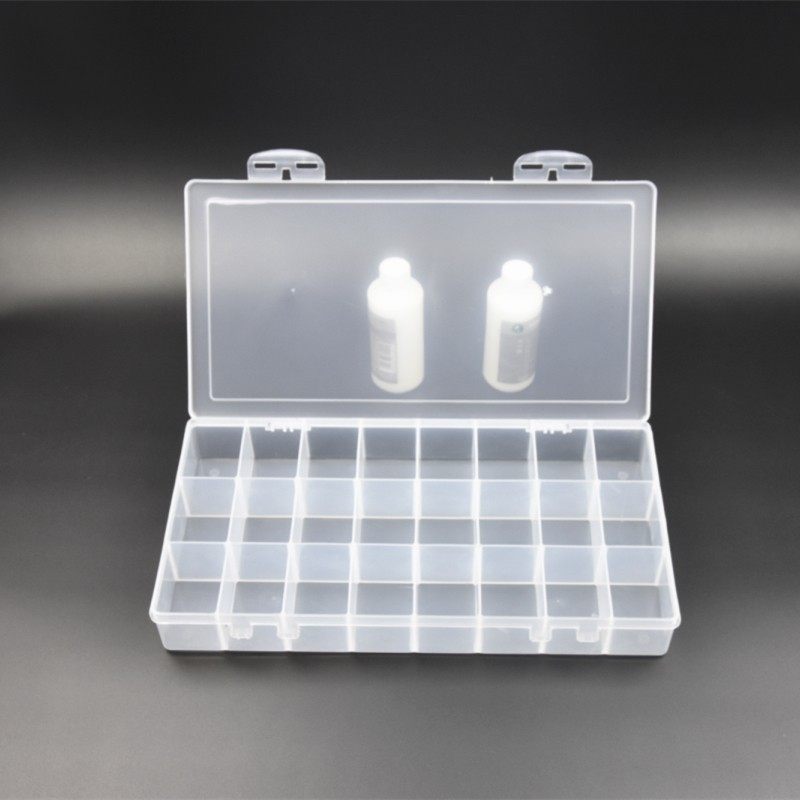 包邮超大容量24 36格透明水粉调色盒丙烯 水彩颜料盒调色盒收纳盒