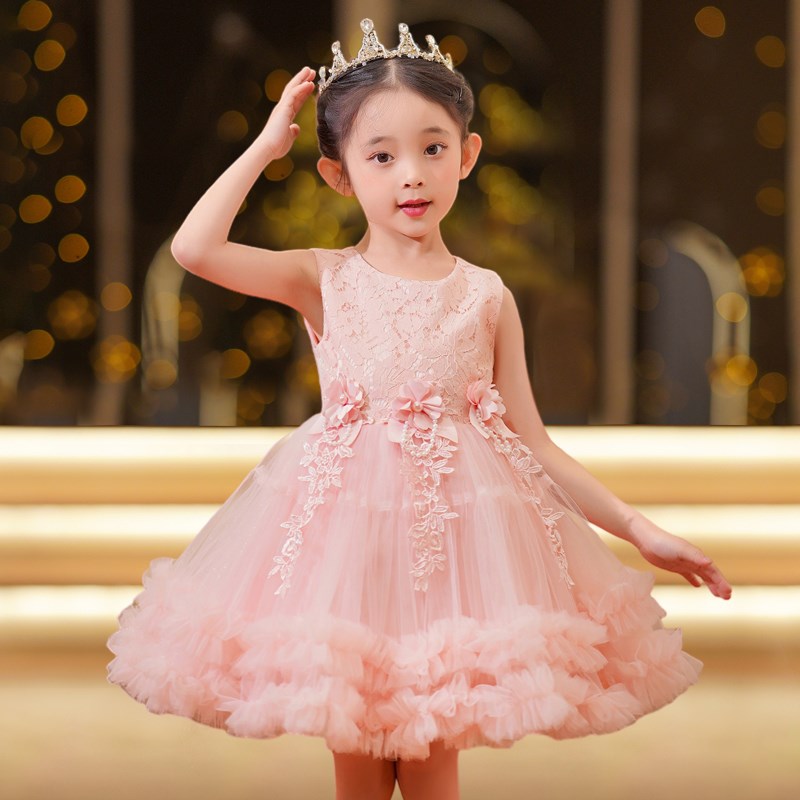 女童连衣裙夏装2024新款儿童生日蓬蓬裙小女孩洋气公主裙夏季裙子