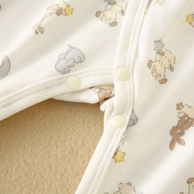 包屁衣婴儿春秋新生儿三角纯棉a类男女宝宝长袖52码可爱外穿衣服