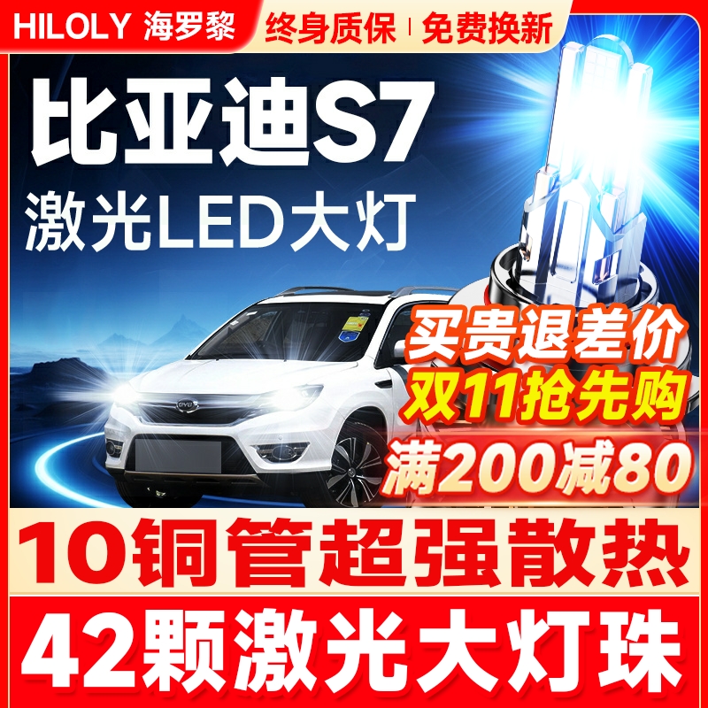 【42颗大灯珠】超亮聚光LED大灯