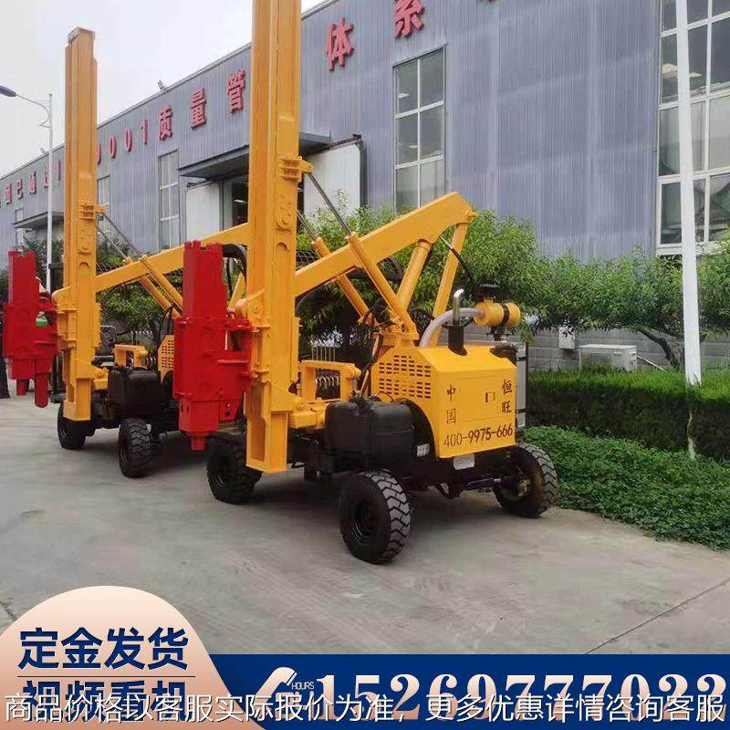 高速公路护栏打桩机小四轮打桩拔桩一体机装载式护栏一体机,农机/农具/农膜,割灌机/割草机/油锯,淘宝优惠券,粉丝福利购,淘宝优惠卷