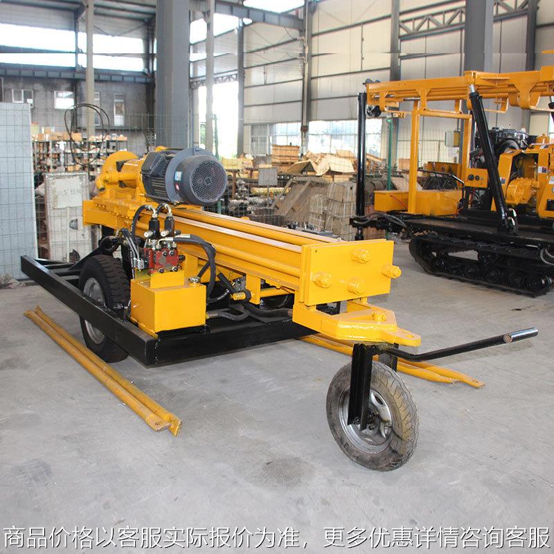 150型气动水井钻机 小型气动水井钻机 家用轮式全气动水井钻机