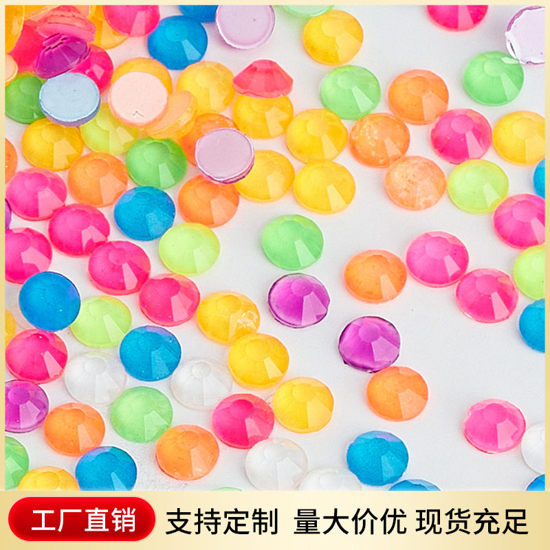 新款大包荧光烫钻手缝钻平底钻 手工diy服装婚纱辅料配饰厂家