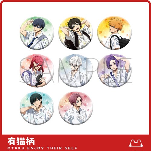 【正版现货】蓝色监狱 蓝锁秋雨吧唧徽章 日谷