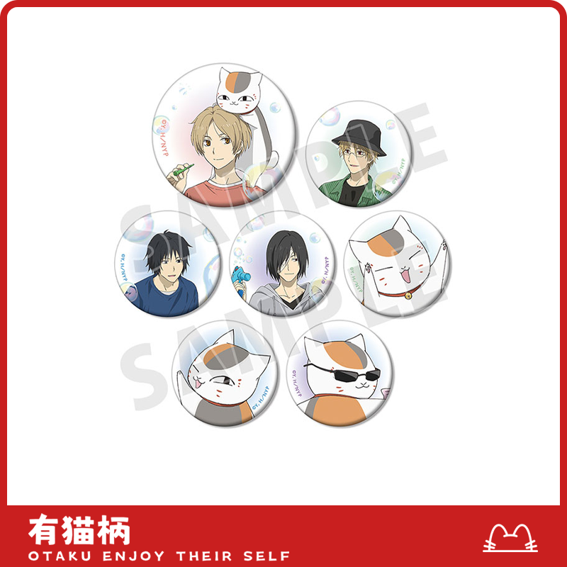 【正版现货】夏目友人帐 吧唧 吹泡泡ver.