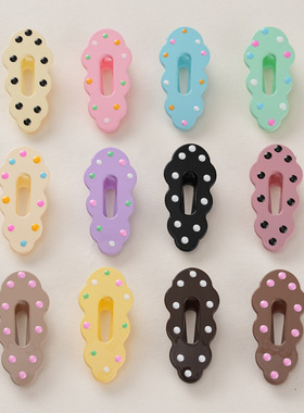 韩系儿童发夹云朵镂空发夹bb夹刘海夹侧边夹可爱百搭学生发饰头饰