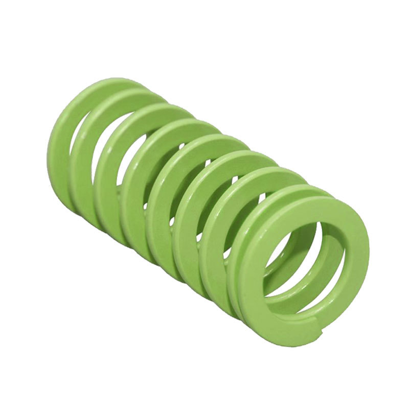 00矩形螺旋弹簧淡绿色模具弹簧