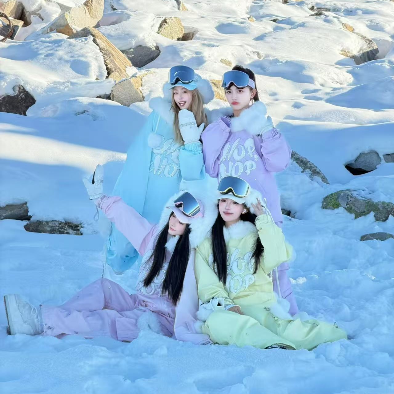 CHOPCHOP26新品 【雪域千金】系列3L滑雪服全压胶加绒保暖