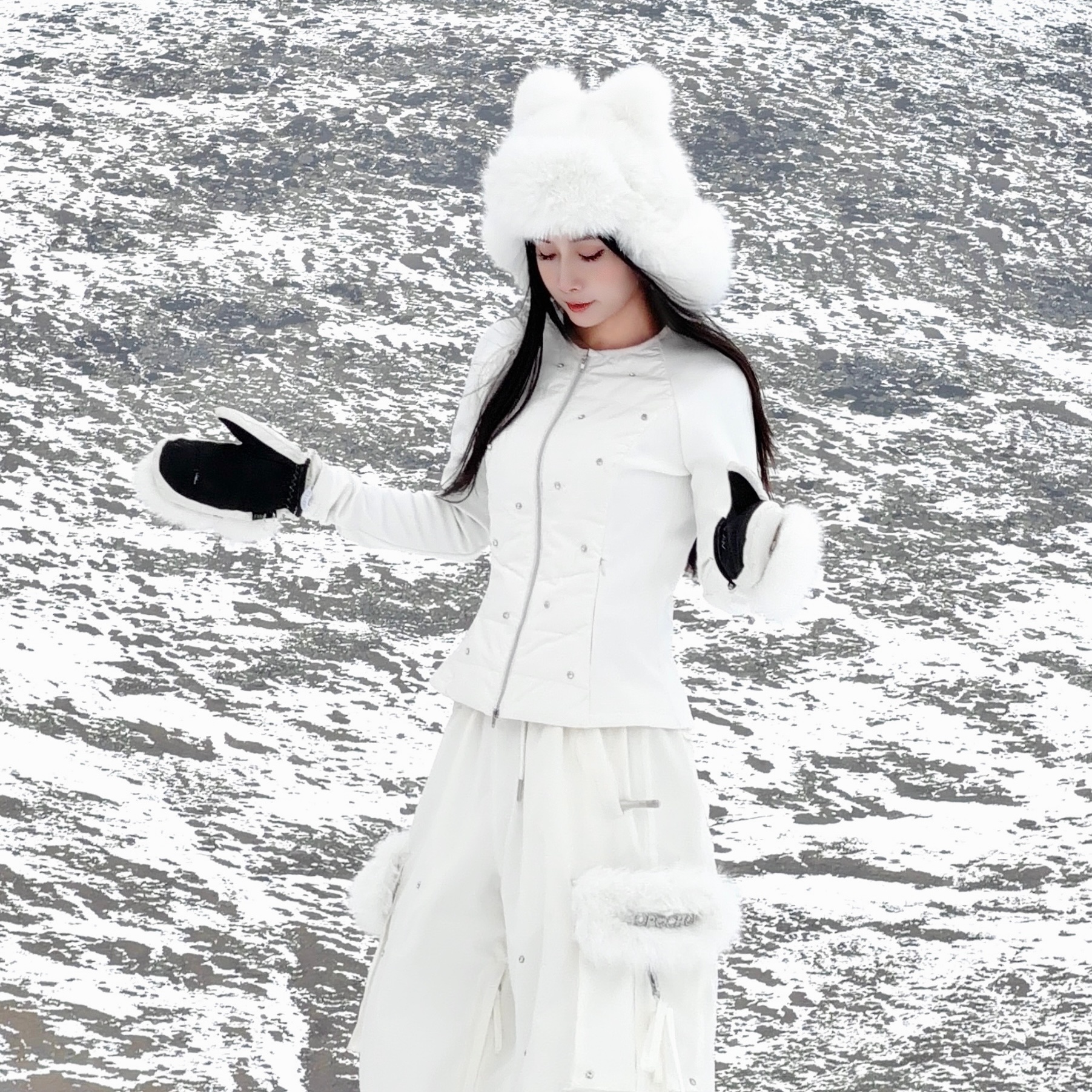 CHOPCHOP26新品 【小蛮腰羽绒内胆】棉服3L滑雪服全压胶加绒保暖