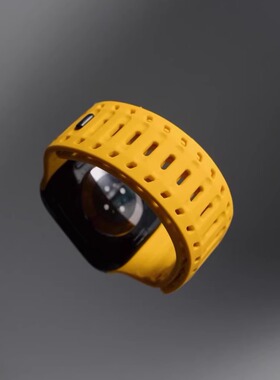 鲨鱼洞洞液态硅胶磁吸适用小米手环9Pro表带透气Redmiwatch6/5男女荣耀手表5运动防水防汗手表带新款8Pro休闲