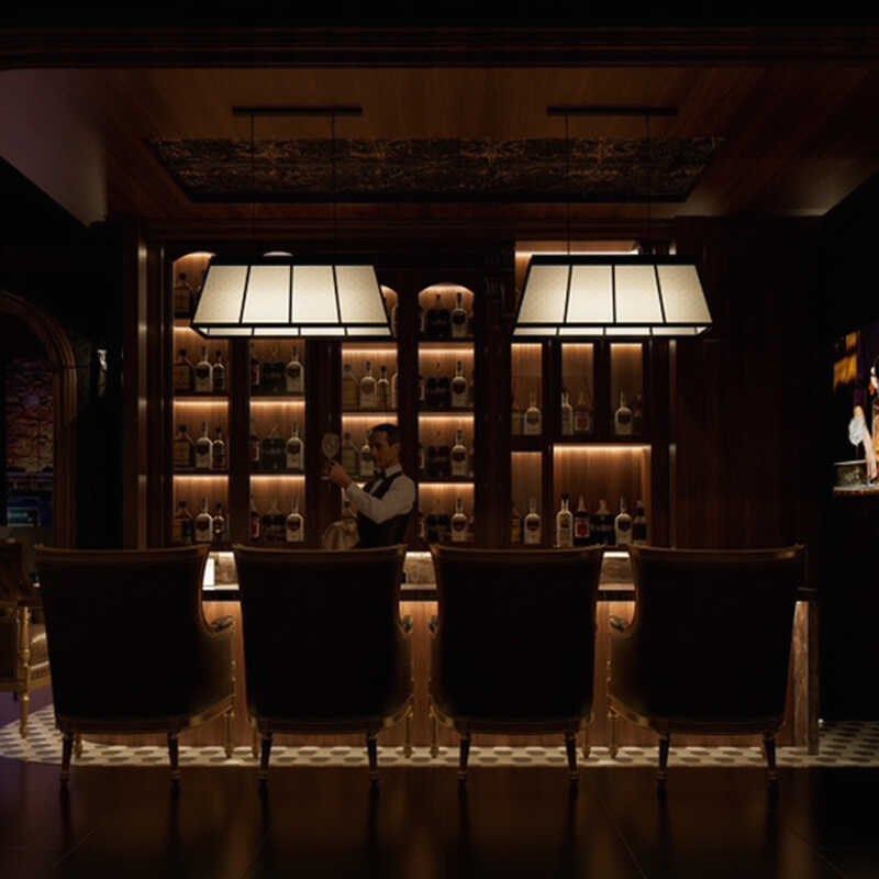 定制吧台吊灯梯形亚克力灯罩酒吧服装店东南餐厅夜场氛围铁艺吊灯,家装灯饰光源,酒店/宴会厅/餐饮吊灯,淘宝优惠券,粉丝福利购,淘宝优惠卷