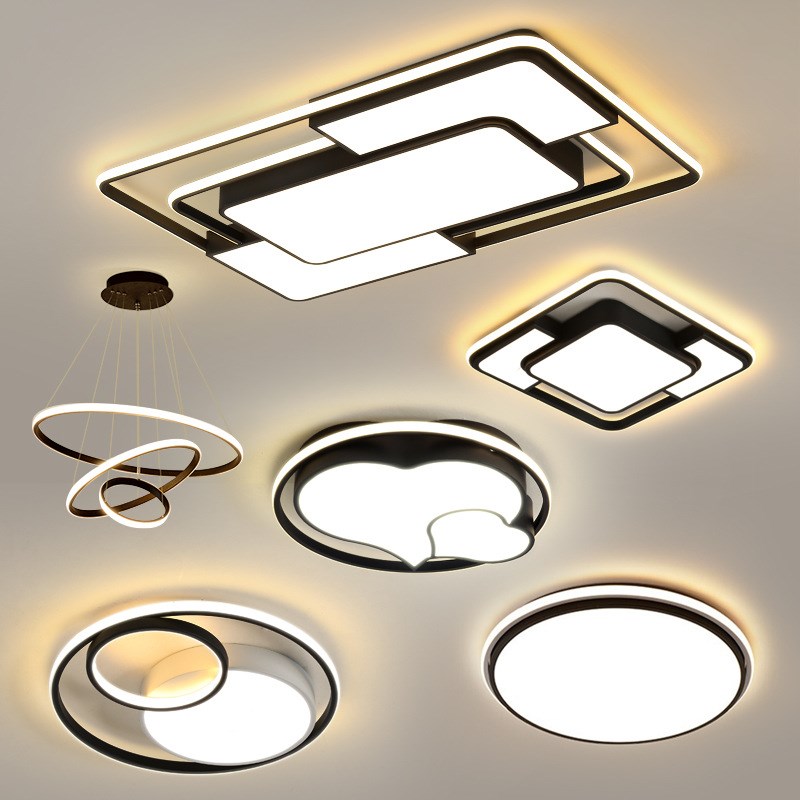 全屋灯具套餐组合三室两厅客厅灯长方形现代简约吸顶灯成套灯