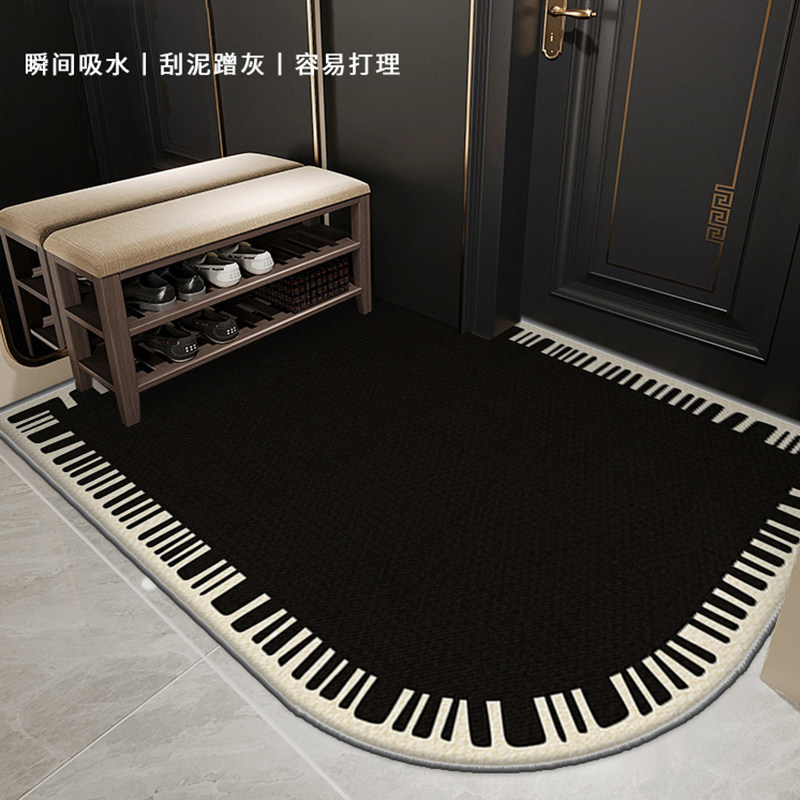 高级感入户门地垫门口进门换鞋凳脚垫子现代简约地毯防滑别墅玄关,居家布艺,入户地垫,淘宝优惠券,粉丝福利购,淘宝优惠卷