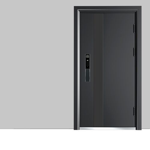 甲级防盗门d指纹锁子母门入户单门家用隔音锌合金安全门进户门大
