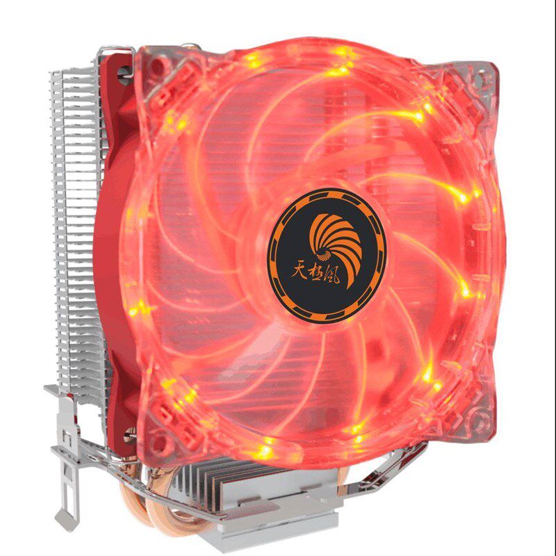 冰尊300炫彩灯 2风铜热管cpu风扇超静音冰尊400 散1器15热1.1155