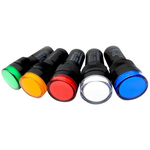 AD16-22DS/16C/30DS 16/22/30MM信号灯LED纯色高亮220V电源指示灯