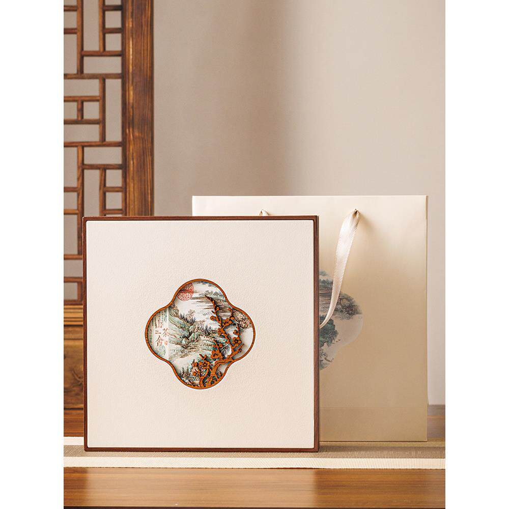 普洱茶饼收纳盒礼盒空盒福鼎白茶七子饼茶饼包装盒空礼盒包装盒