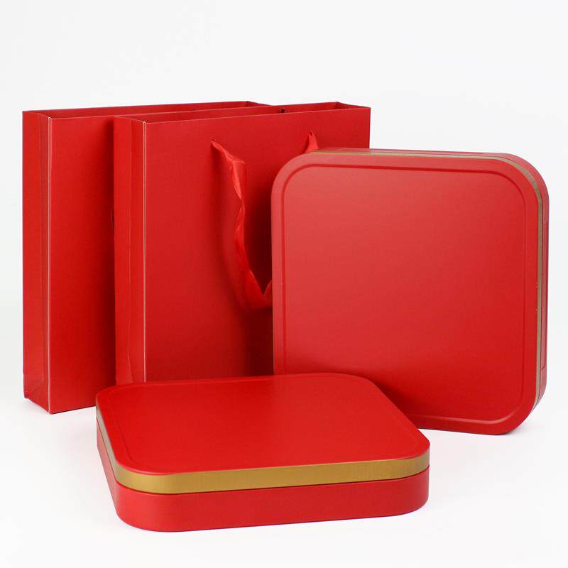 茶饼收纳盒防潮陈列大茶盒包装空礼盒白茶普洱收纳马口铁空盒