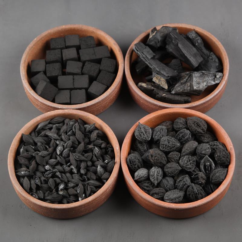 六合堂核桃碳橄榄碳乌橄榄龙眼碳家用无烟煮茶碳茶室碳炉专用碳