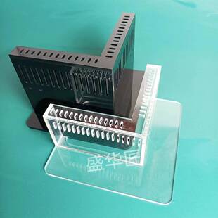 压克力直角挡沙板鱼缸直角溢流板底滤防吸鱼防沙罩挡沙板溢流盒