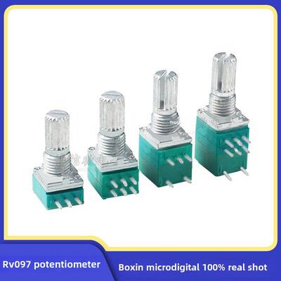 Rv/Rk097Ns音量电位器3/5/6/8引脚B1K5K10K20K50K100K可调电路位
