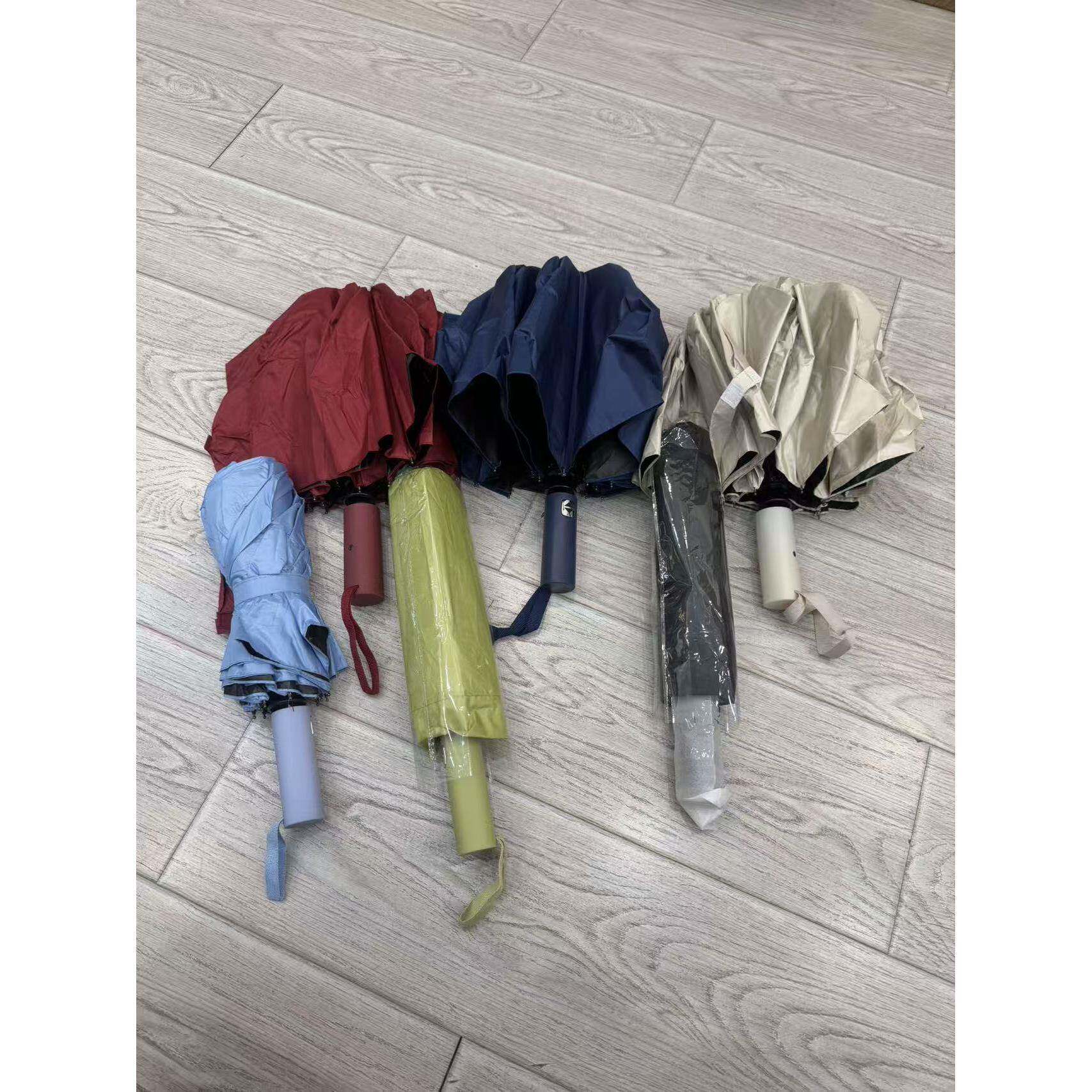 自动雨伞一键开收加大高密度抗风黑胶遮阳防晒遮阳伞晴雨可携式雨