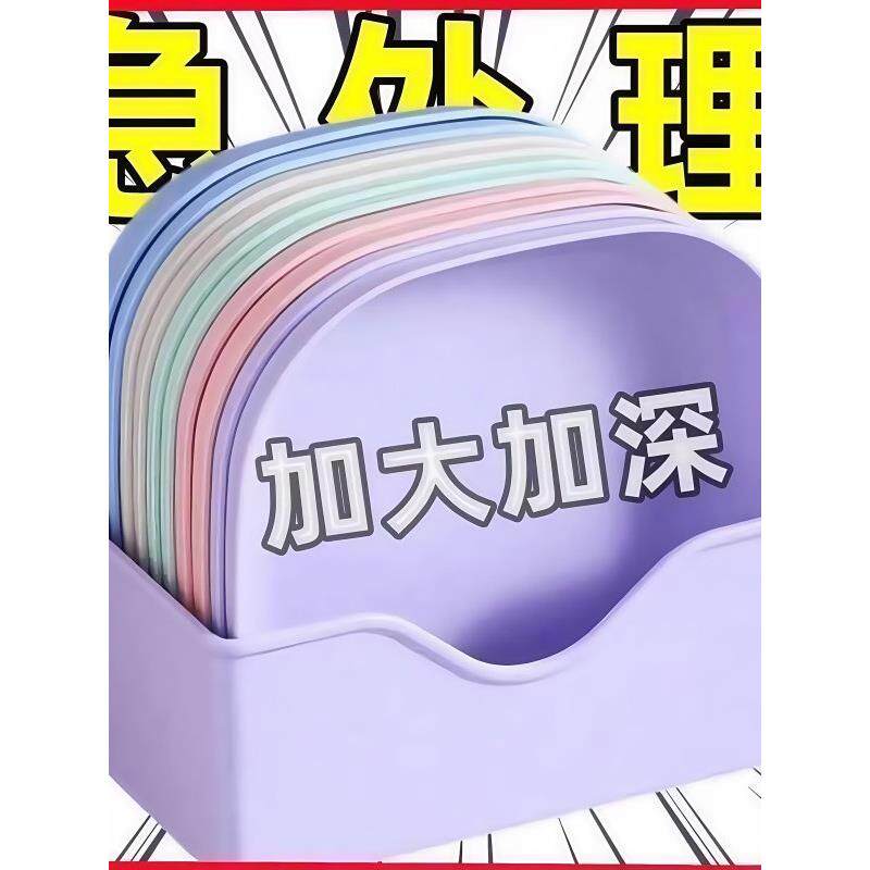 加厚餐桌垃圾盘吐骨盘家用骨盘骨盘创意塑料盘带底座小盘