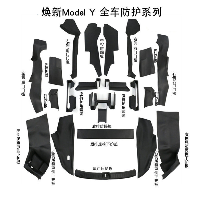 特斯拉焕新ModelY防护板