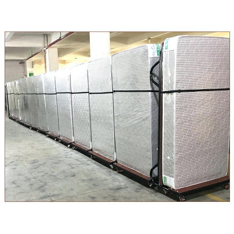 宿舍酒店用简易弹簧折叠床便捷直立弹簧床U型脚客房用折叠床