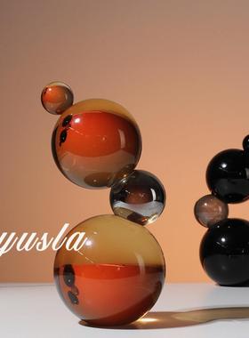 卡通可爱客厅电视柜摆件儿童房间别墅餐厅柜样板间玄关柜软装饰品