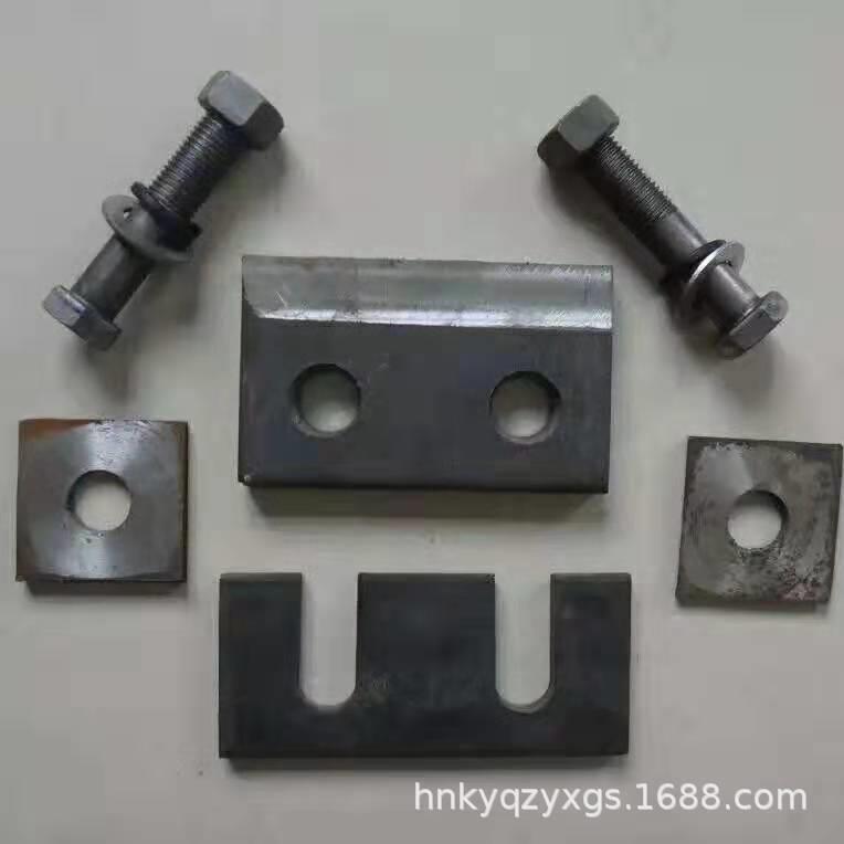 销售行车龙门吊轨道轨配件压板夹板压轨器脚垫