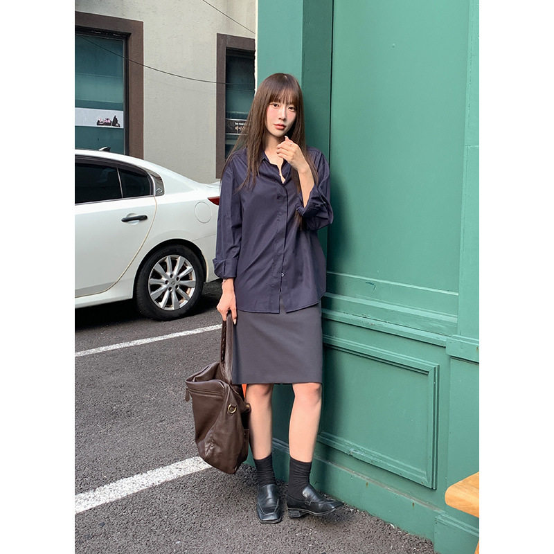 木兰 简约感衬衣女2025十三衬衫