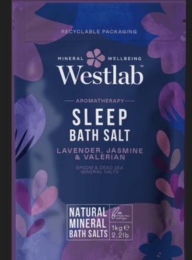 英国进口westlab/睡眠浴盐1kg