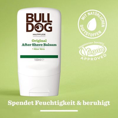 英国进口BULLDOG斗牛犬经典原味须后乳100ml舒缓滋润保湿柔软