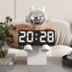 电子时钟摆件桌面小闹钟2024新款 时间显示器数字钟表 高颜值摆台式